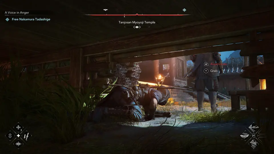 ASSASSIN’S CREED SHADOWS TÜRKÇE YAMA oyun içi görüntüsü