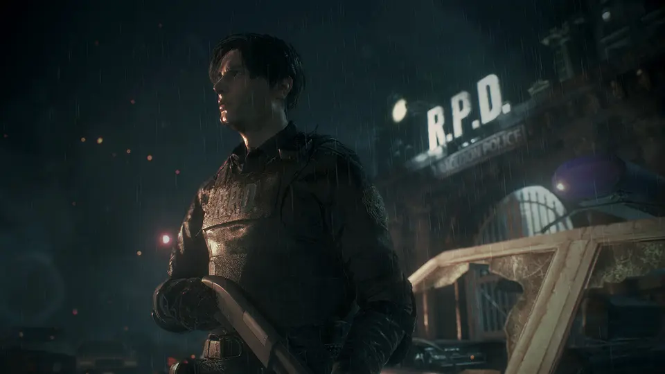 Resident Evil 2 oyun içi görüntüsü